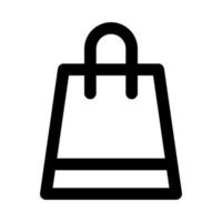 shopping bag icon for your website, mobile, presentation, and logo design. vector