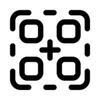 qr code icon for your website, mobile, presentation, and logo design. vector