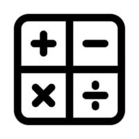 calculator icon for your website, mobile, presentation, and logo design. vector