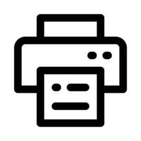 printer icon for your website, mobile, presentation, and logo design. vector