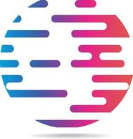 Vector Image Of An Abstract Circular Shape For Logo Design