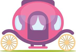 Vector Image Of A Posh Carriage For A Princess