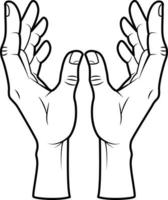 Vector Graphics Of Hands Reaching Out