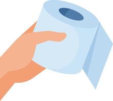 Vector Image Of A Toilet Paper Roll