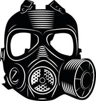 Vector Graphics Of A Gas Mask