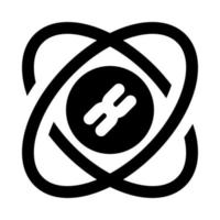 atom icon for your website, mobile, presentation, and logo design. vector