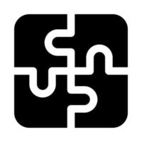 puzzle icon for your website, mobile, presentation, and logo design. vector
