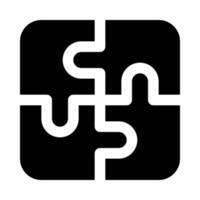 puzzle icon for your website, mobile, presentation, and logo design. vector