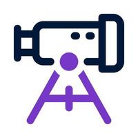 telescope icon for your website, mobile, presentation, and logo design. vector