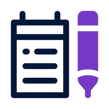 notebook icon for your website, mobile, presentation, and logo design. vector