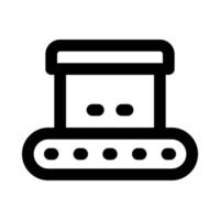 conveyor belt icon for your website, mobile, presentation, and logo design. vector