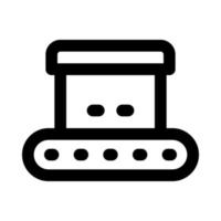 conveyor belt icon for your website, mobile, presentation, and logo design. vector