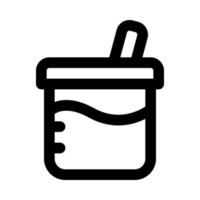 beaker icon for your website, mobile, presentation, and logo design. vector