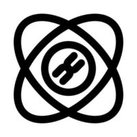 atom icon for your website, mobile, presentation, and logo design. vector