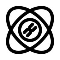 atom icon for your website, mobile, presentation, and logo design. vector