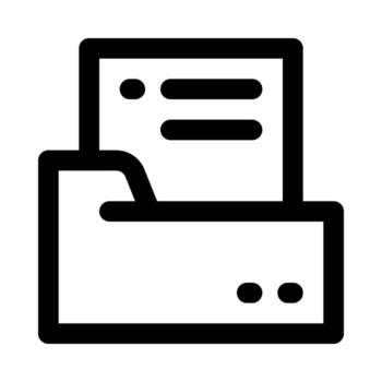 folder icon for your website, mobile, presentation, and logo design. vector