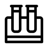 test tube icon for your website, mobile, presentation, and logo design. vector
