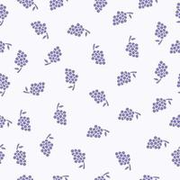 Flat grape fruit seamless pattern. Tropical fruits seamless pattern. Colorful vector summer seamless pattern with fruits illustration