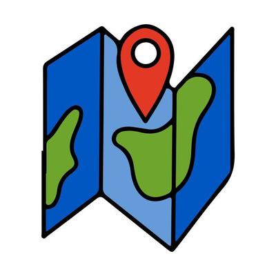 Hand drawn Location pin icon 9