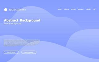 modern abstract landing page background. wavy gradient background template,vector illustration. vector