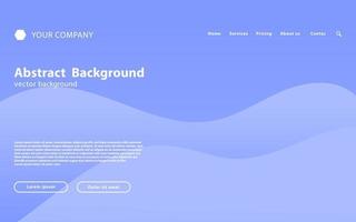 modern abstract landing page background. wavy gradient background template,vector illustration. vector