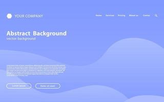 modern abstract landing page background. wavy gradient background template,vector illustration. vector