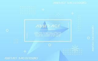 abstract 3d triangle blue background banner design,vector illustration. vector