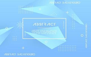 abstract 3d triangle blue background banner design,vector illustration. vector