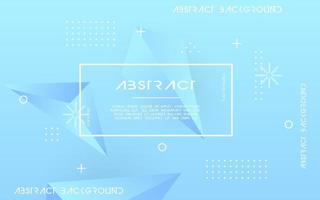 abstract 3d triangle blue background banner design,vector illustration. vector