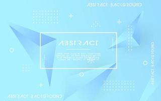 abstract 3d triangle blue background banner design,vector illustration. vector