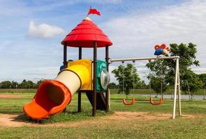 Modern children playground photo