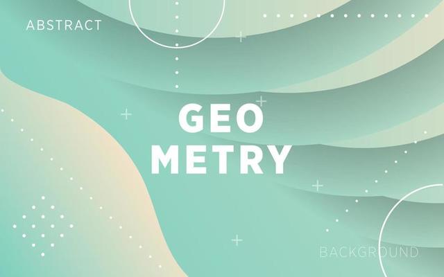 modern green gradient abstract geometry shape background banner with line.can be used in cover design, poster, flyer, book design, website backgrounds or advertising. vector illustration.
