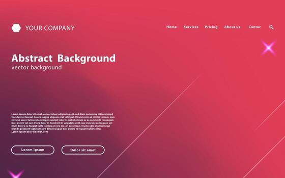 modern colorful abstract landing page background. landing page template,gradient background template,abstract background,user interface background,vector illustration. vector