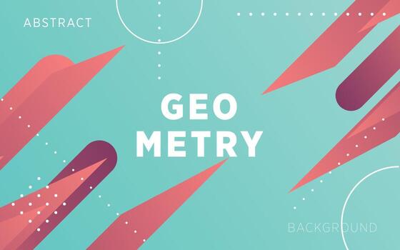 modern blue gradient abstract geometry shape background banner with line and dots.can be used in cover design, poster, flyer, book design, website backgrounds or advertising. vector illustration.