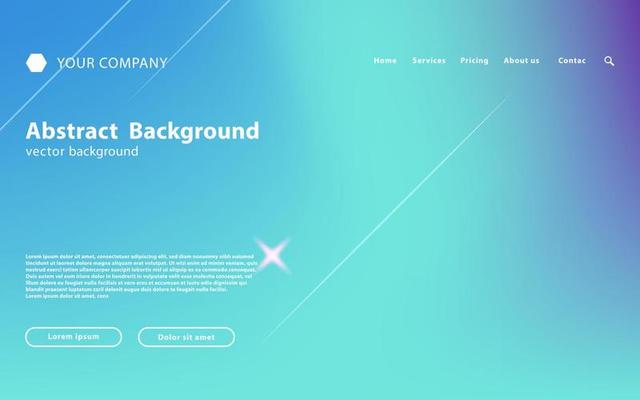 modern colorful abstract landing page background. landing page template,gradient background template,abstract background,user interface background,vector illustration.