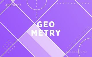 modern purple gradient abstract geometry shape background with line and dots.can be used in cover design, poster, flyer, book design, website backgrounds or advertising. vector illustration.
