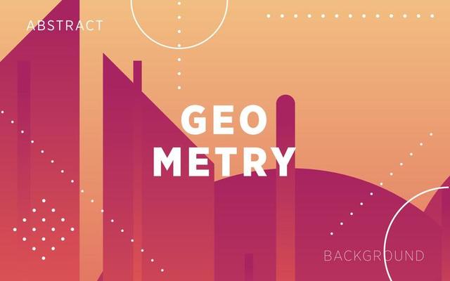modern red gradient abstract geometry shape background banner with line and dots.can be used in cover design, poster, flyer, book design, website backgrounds or advertising. vector illustration.