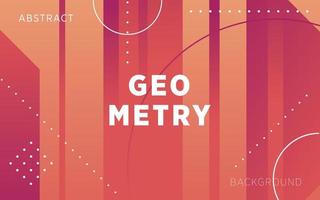 modern red gradient abstract geometry shape background banner with line and dots.can be used in cover design, poster, flyer, book design, website backgrounds or advertising. vector illustration.