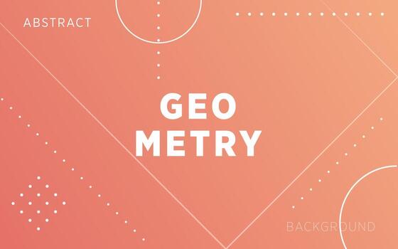 moderno naranja degradado resumen geometría forma antecedentes con línea y puntos.puede ser usado en cubrir diseño, póster, volantes, libro diseño, sitio web antecedentes o publicidad. vector ilustración.