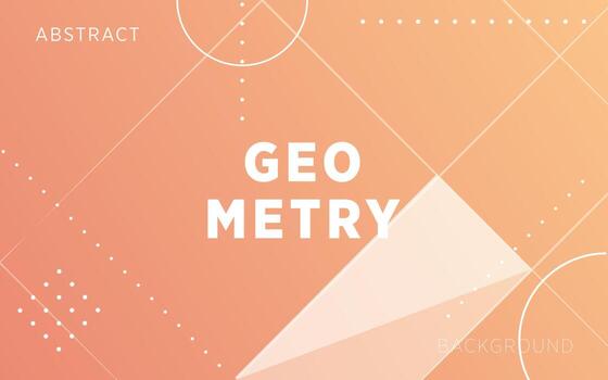 moderno naranja degradado resumen geometría forma antecedentes con línea y puntos.puede ser usado en cubrir diseño, póster, volantes, libro diseño, sitio web antecedentes o publicidad. vector ilustración.