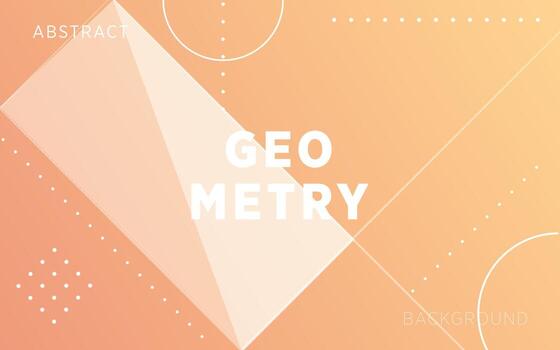 moderno naranja degradado resumen geometría forma antecedentes con línea y puntos.puede ser usado en cubrir diseño, póster, volantes, libro diseño, sitio web antecedentes o publicidad. vector ilustración.