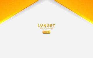 luxury abstract yellow background banner design with gold line. Overlap layers with paper effect. digital template. vector