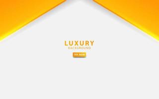 luxury abstract yellow background banner design with gold line. Overlap layers with paper effect. digital template. vector