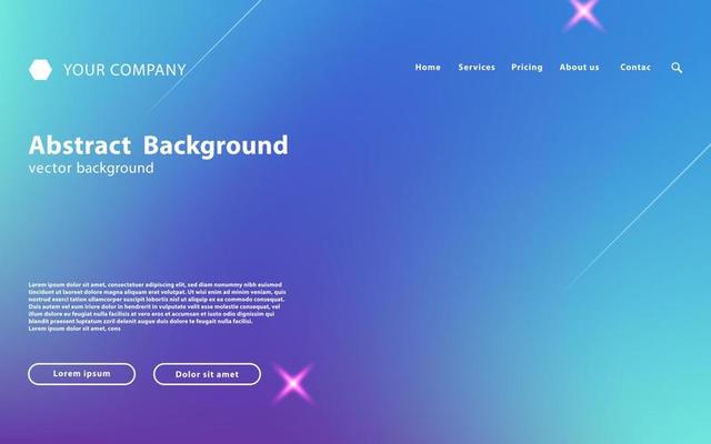 modern colorful abstract landing page background. landing page template,gradient background template,abstract background,user interface background,vector illustration.