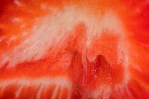 fresa macro textura cerca arriba. rojo baya textura. foto