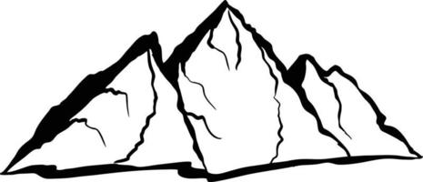 mountain landscape vector illustration