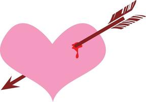 Aheartbreak broken heart or divorce flat vector icon for apps and websites