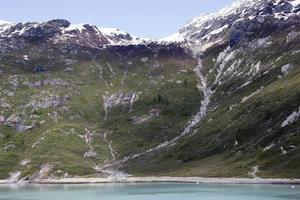 Glacier Bay National Park Snowy Landscape In Summer photo