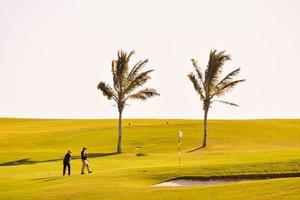 un golf campo foto