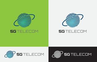 Telecom Logo Design vector art eps